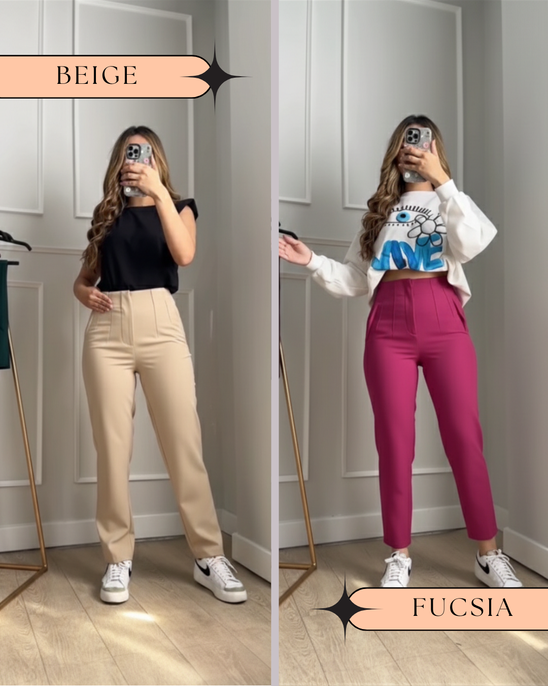 DUO PANTALON PINZA NUEVOS TONOS