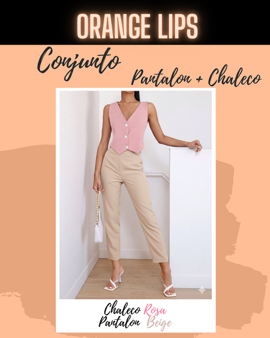 🔥 Conjunto Chaleco + Pantalón de Pinza: ¡Solo para los más rápidos!