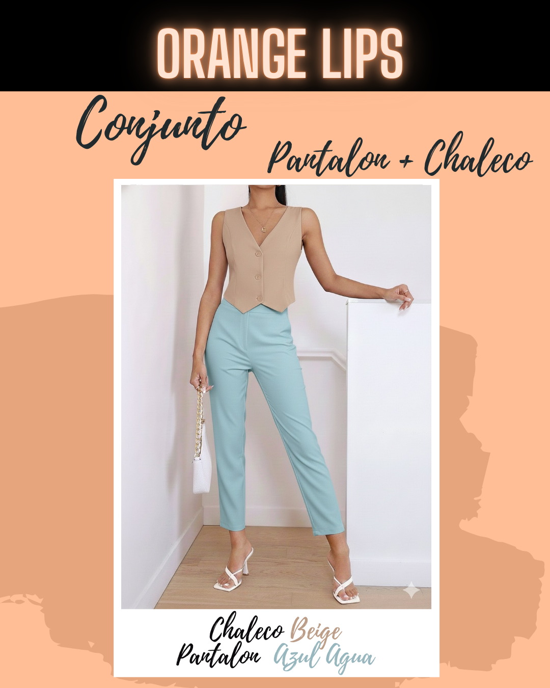 🔥 Conjunto Chaleco + Pantalón de Pinza: ¡Solo para los más rápidos!